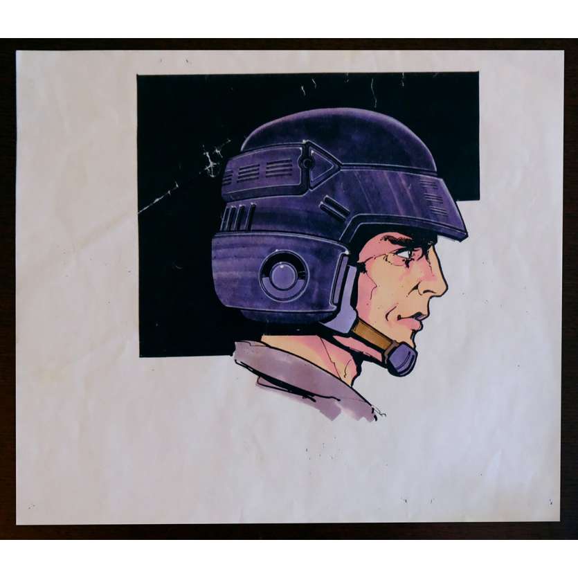 STARSHIP TROOPERS Storyboard de production Helmet Color 21,5x35,5 - 1995 - Denise Richards, Paul Verhoeven