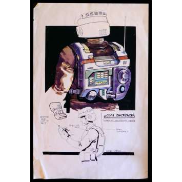 STARSHIP TROOPERS Storyboard de production Backpack 28x43 - 1995 - Denise Richards, Paul Verhoeven STARSHIP TROOPERS Storyboard de production Backpack 28x43 - 1995 - Denise Richards, Paul Verhoeven