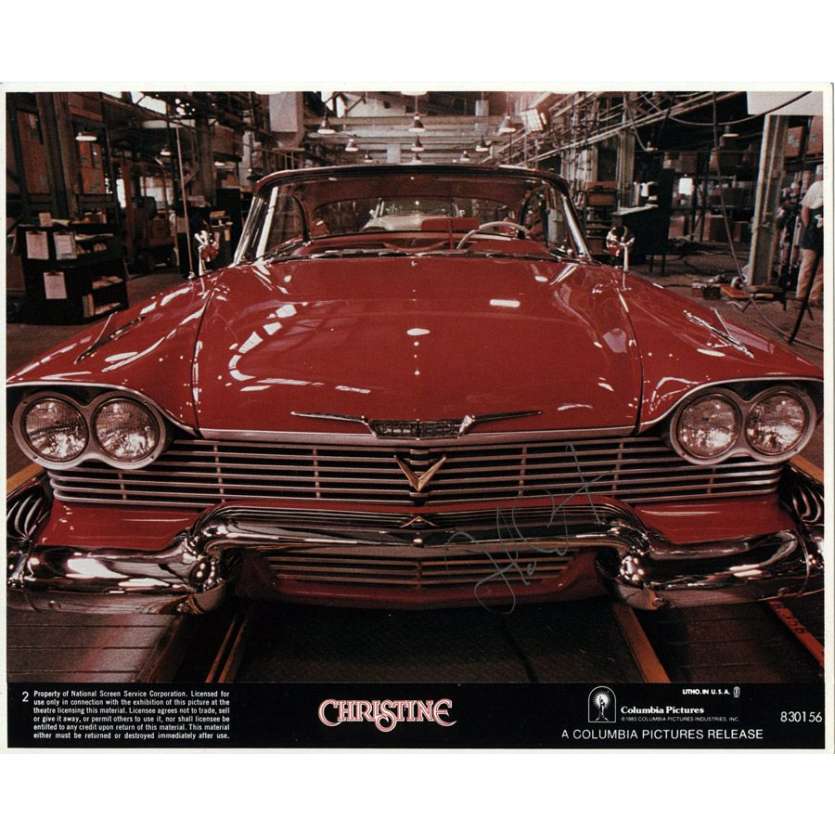 CHRISTINE (1983) John Carpenter Autographed Lobby Cards