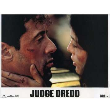 JUDGE DREDD French Lobby Card N1 9x12 - 1995 - Danny Cannon, Sylvester Stallone