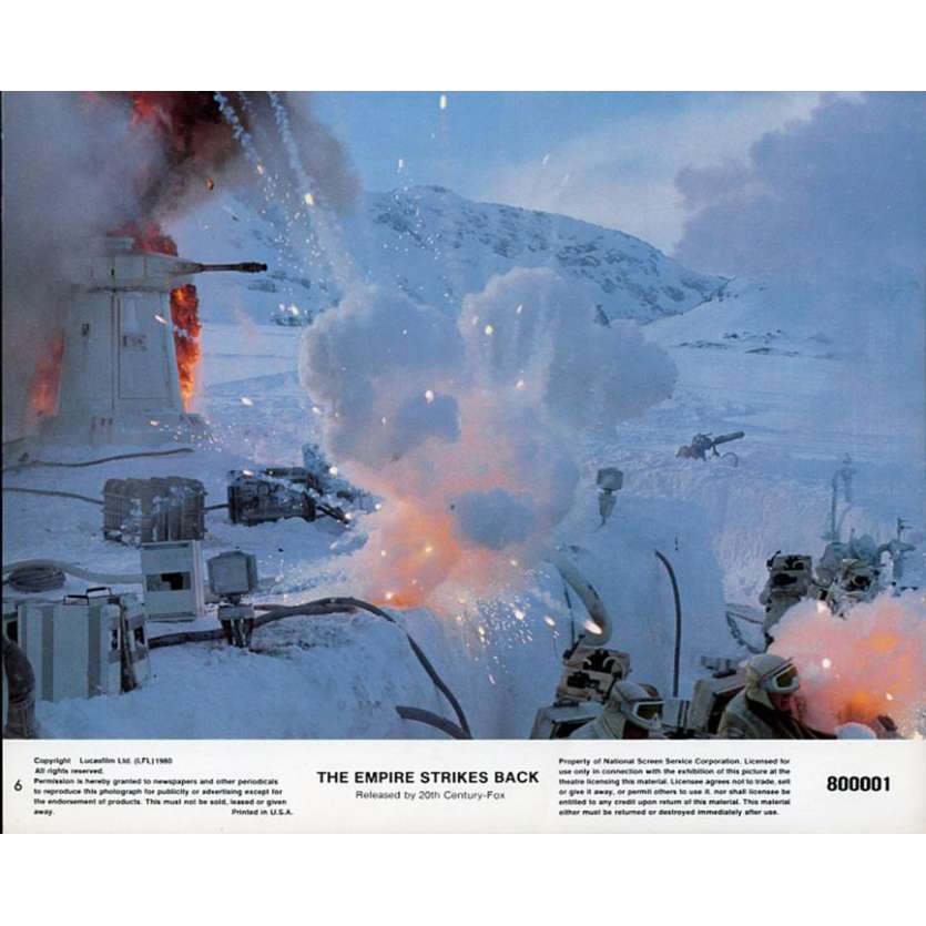 STAR WARS - L'EMPIRE CONTRE ATTAQUE Photo du film N2B 20x25 - 1980 - Harrison Ford, George Lucas