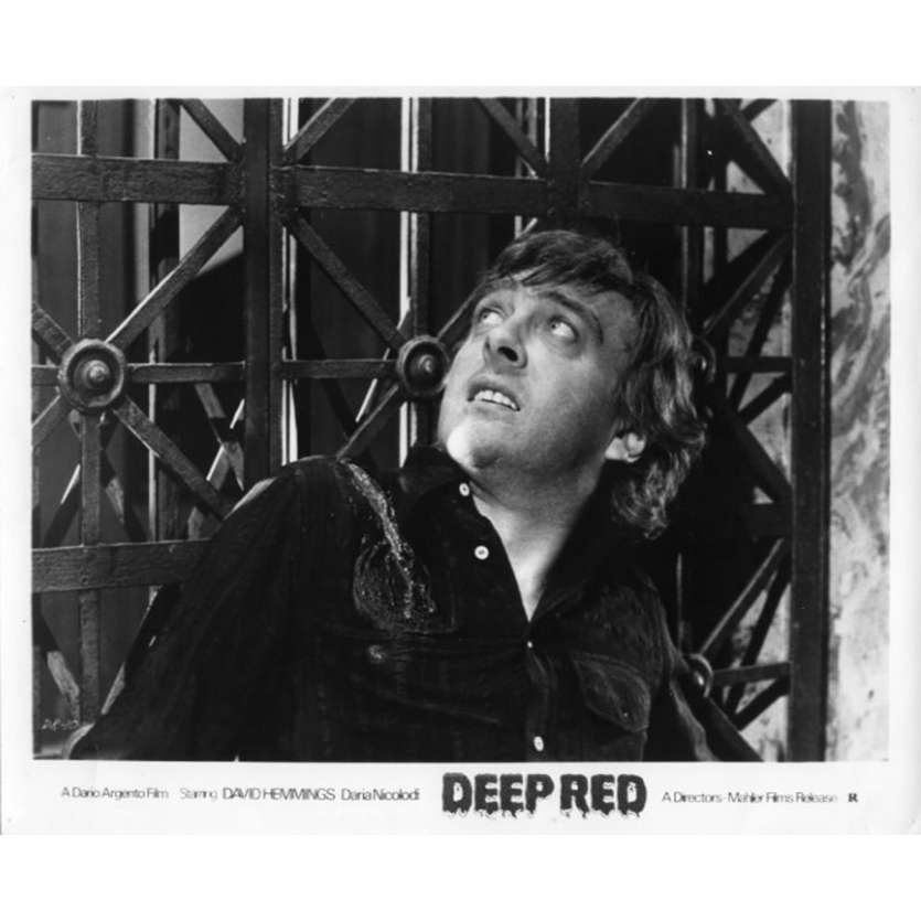 LES FRISSONS DE L'ANGOISSE Photo de presse N1 20x25 - 1974 - David Hemmings, Dario Argento