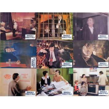 DRACULA AND SON French Lobby Cards x9 9x12 - 1976 - Edouard Molinaro, Christopher Lee
