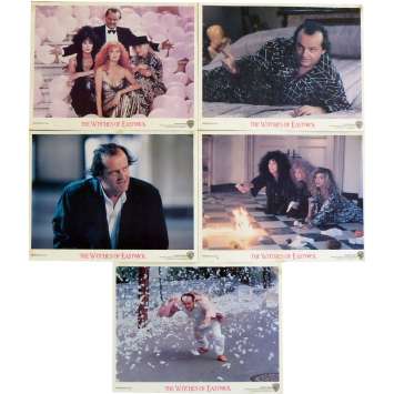 WITCHES OF EASTWICK US Lobby Cards x5 8x10 - 1987 - George Miller, Jack Nicholson