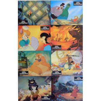 FIEVEL French Lobby Cards x8 9x12 - 1986 - Don Bluth, Christopher Plummer