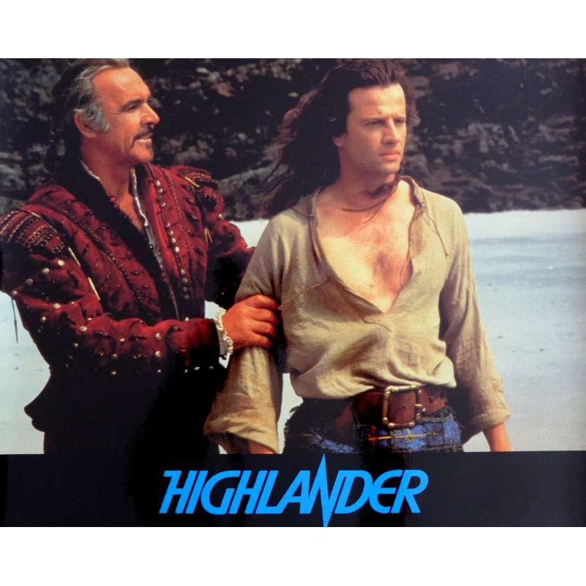 HIGHLANDER French Deluxe Lobby Card N4 10x12 - 1985 - Russel Mulcahy, Christophe Lambert