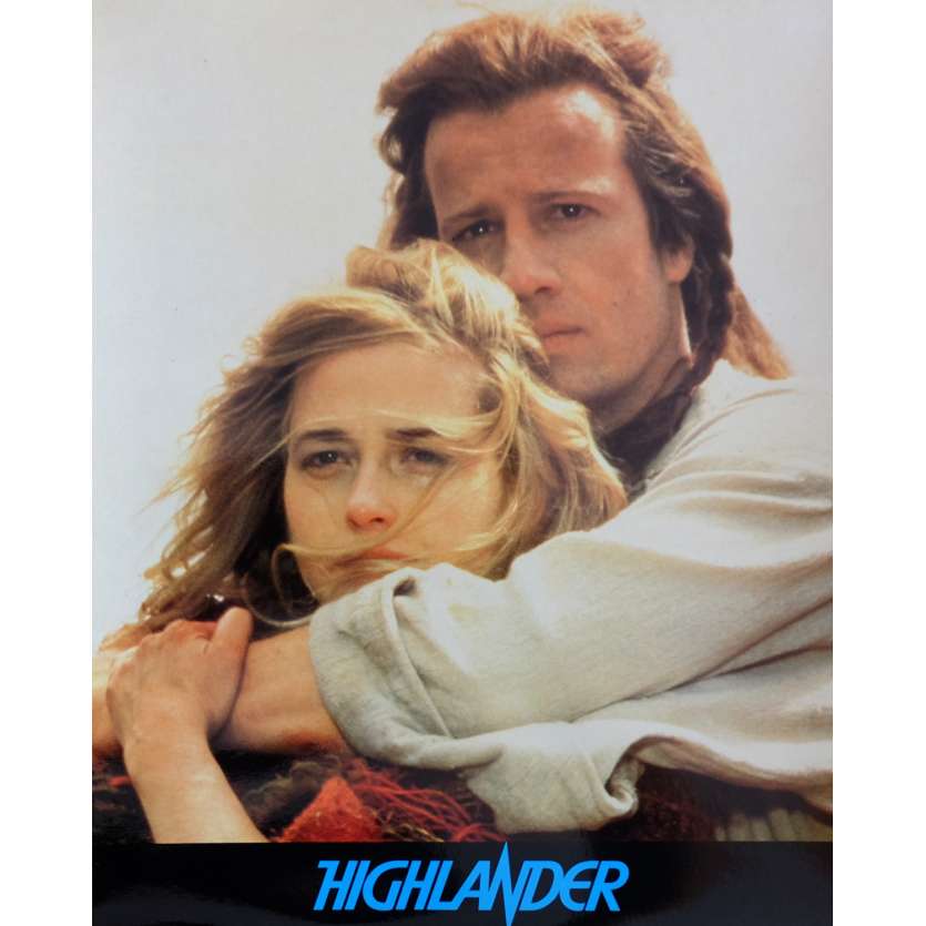 HIGHLANDER French Deluxe Lobby Card N3 10x12 - 1985 - Russel Mulcahy, Christophe Lambert