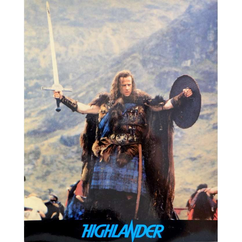 HIGHLANDER French Deluxe Lobby Card N1 10x12 - 1985 - Russel Mulcahy, Christophe Lambert