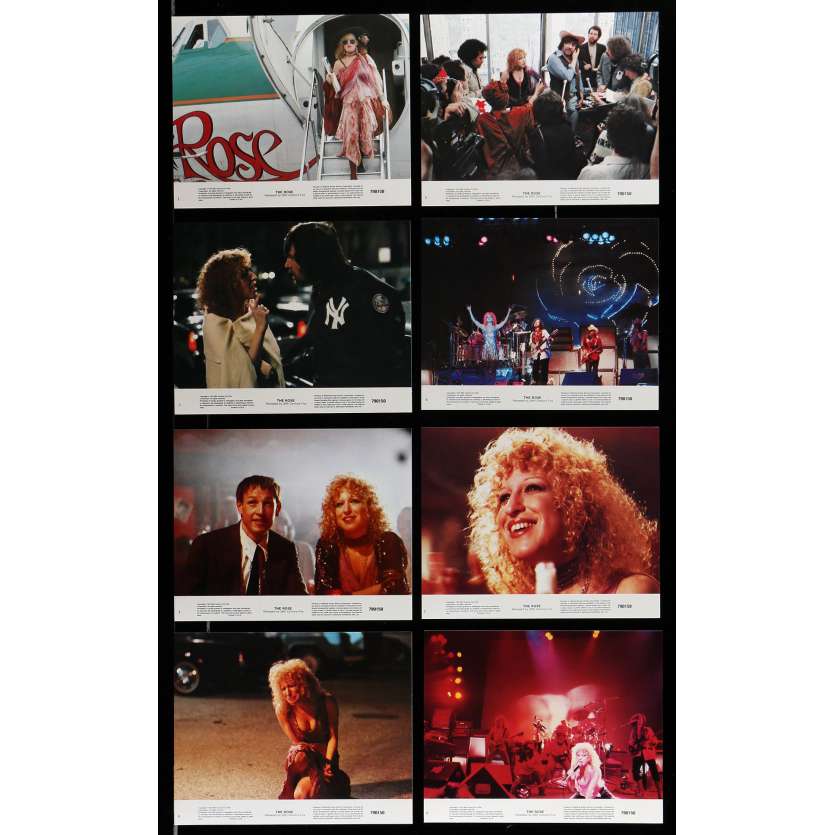 ROSE Lobby Cards x8 8x10 in. USA - 1979 - Mark Rydell, Bette Midler