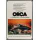 ORCA Affiche de film  69x104 cm - 1977 - Richard Harris, Michael Anderson