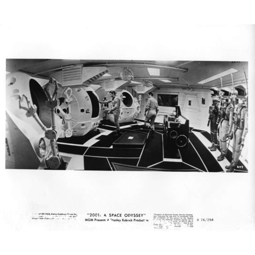 2001 L'ODYSSEE DE L'ESPACE Photo de presse N11 20x25 cm - R1974 - Keir Dullea, Stanley Kubrick