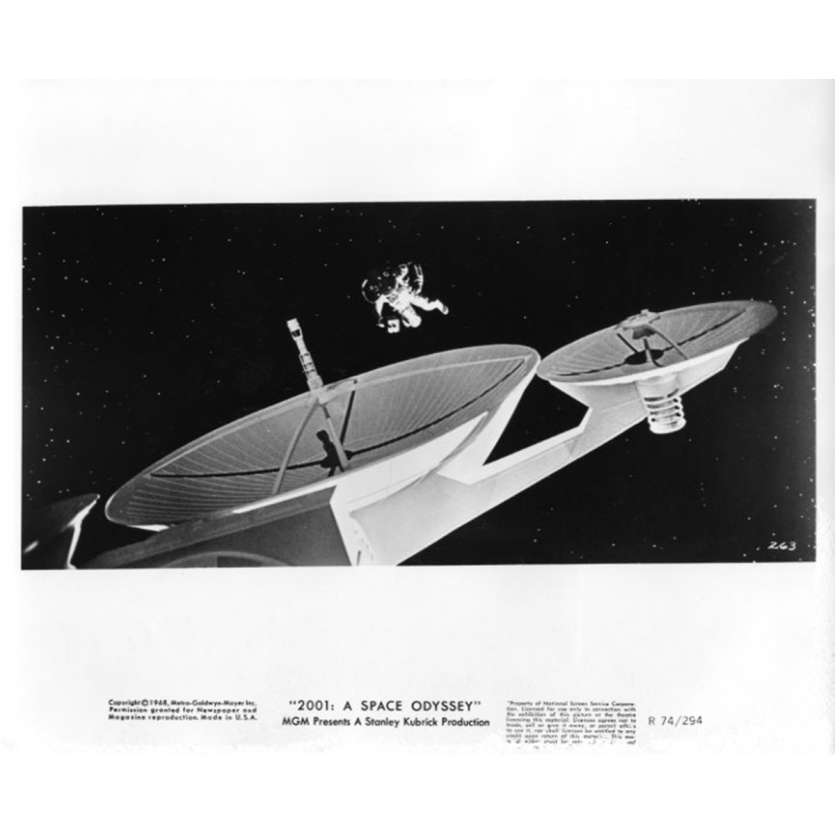 2001 L'ODYSSEE DE L'ESPACE Photo de presse N7 20x25 cm - R1974 - Keir Dullea, Stanley Kubrick