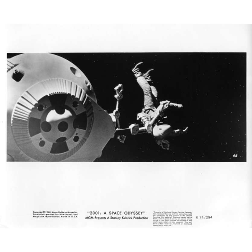 2001 L'ODYSSEE DE L'ESPACE Photo de presse N5 20x25 cm - R1974 - Keir Dullea, Stanley Kubrick