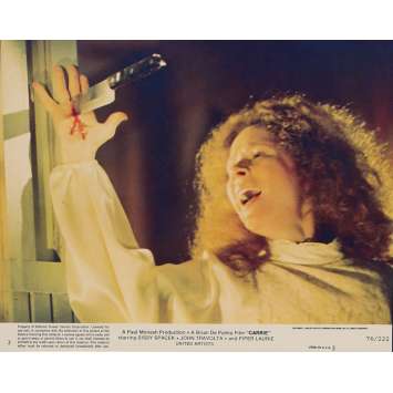 CARRIE Lobby Card N4 8x10 in. USA - 1976 - Brian de Palma, Sissy Spacek