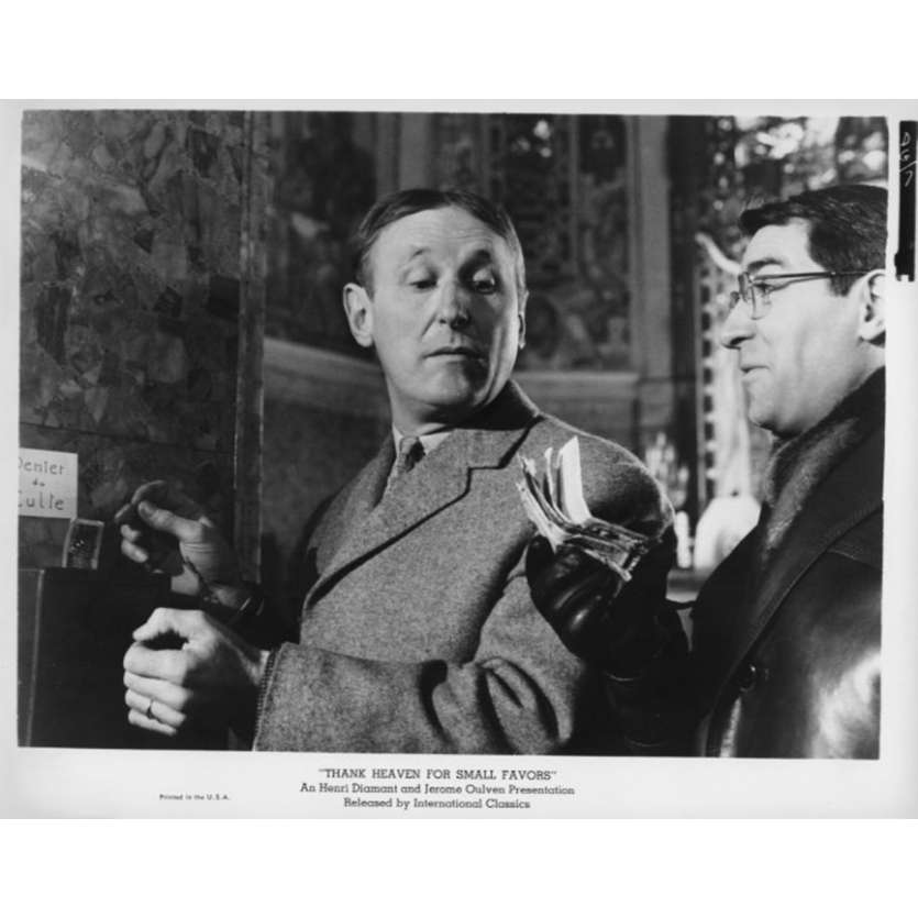 UN DROLE DE PAROISSIEN Photo de presse N6 20x25 cm - 1965 - Bourvil, Jean-Pierre Mocky