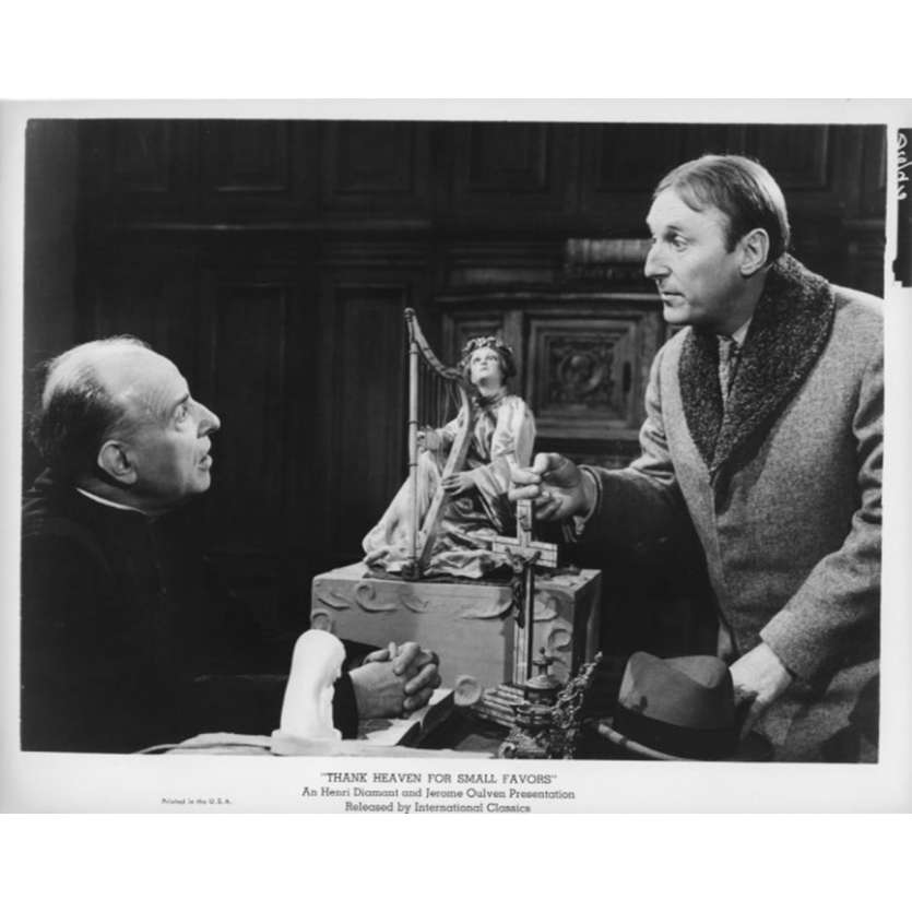 UN DROLE DE PAROISSIEN Photo de presse N8 20x25 cm - 1965 - Bourvil, Jean-Pierre Mocky