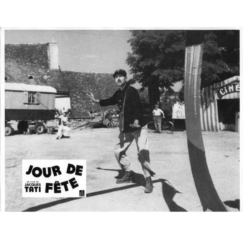 JOUR DE FETE Lobby Card N7 9x12 in. French - 1960'S - Jacques Tati, Paul Frankeur