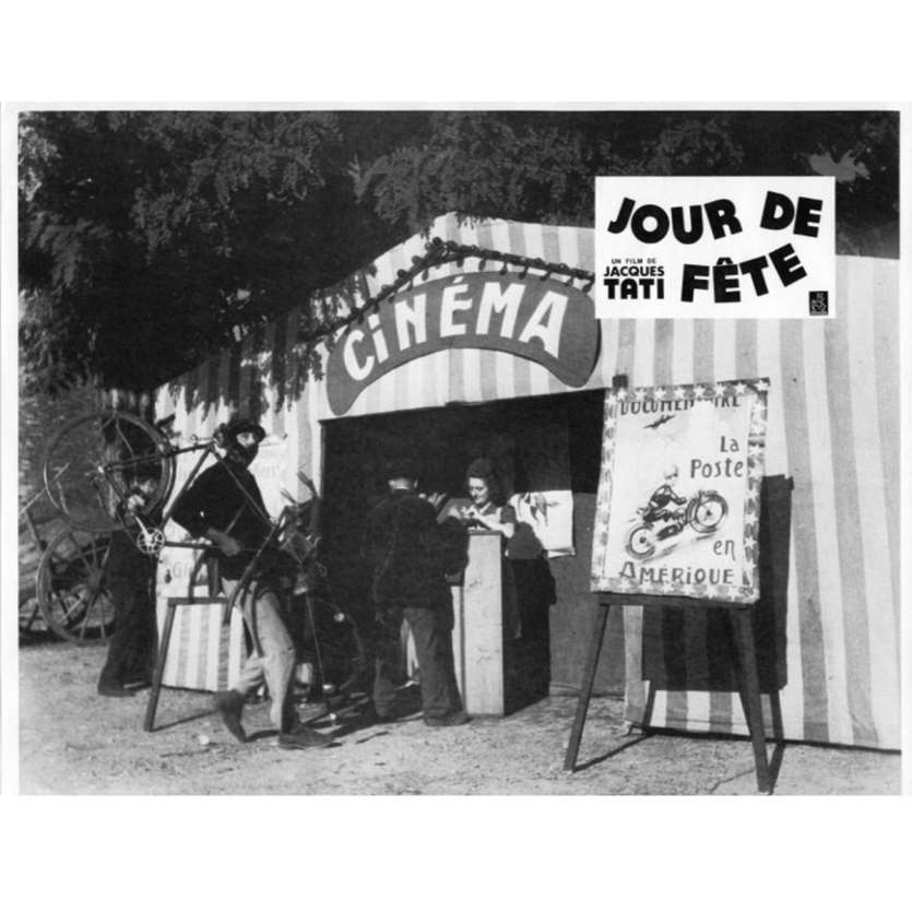 JOUR DE FETE Lobby Card N10 9x12 in. French - 1960'S - Jacques Tati, Paul Frankeur