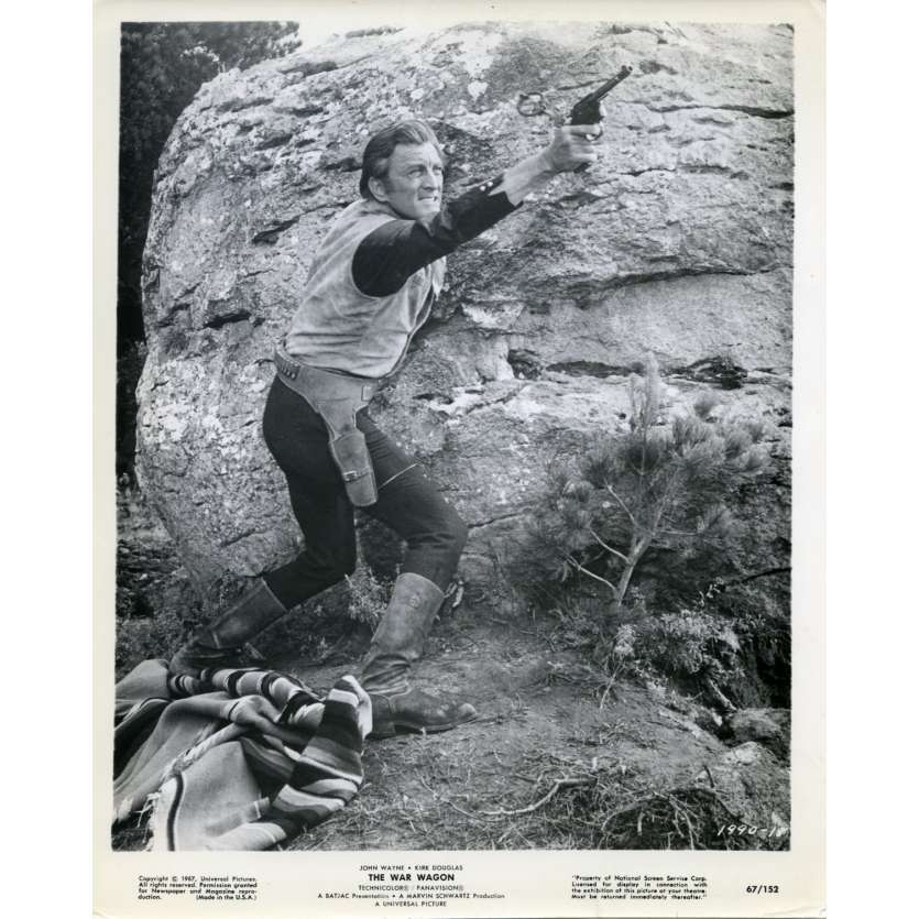 LA CARAVANE DE EFU Photo de presse 20x25 cm - 1967 - Kirk Douglas, John Wayne, Burt Kennedy