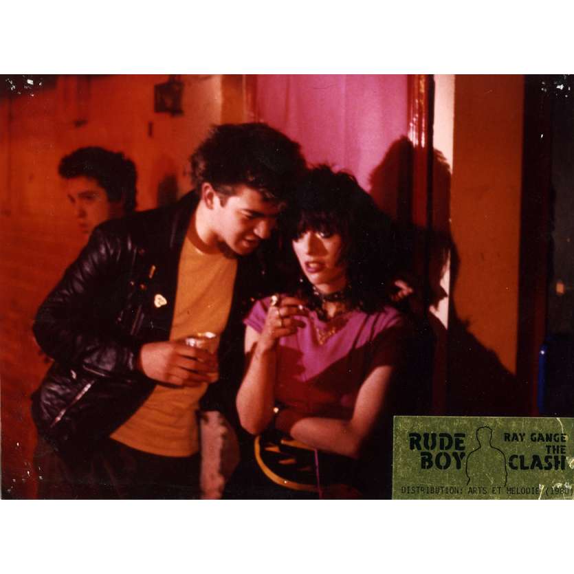 RUDE BOY Lobby Card N2 7x9 in. French - 1980 - Ray Gange, The Clash