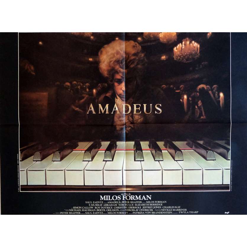 AMADEUS Movie Poster 23x32 in. French - 1984 - Milos Forman, F. Murrray Abraham