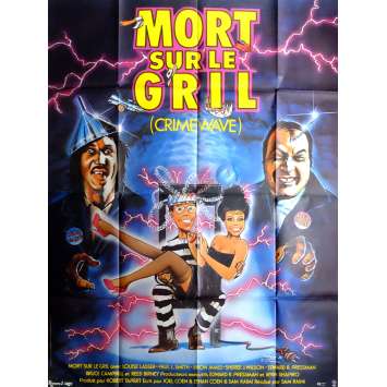 MORT SUR LE GRIL Affiche de film 120x160 cm - 1985 - Brion James, Sam Raimi