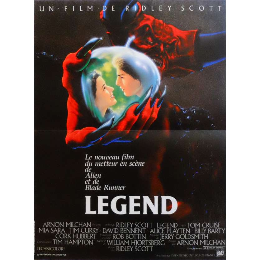 LEGEND Movie Poster 15x21 in. French - 1986 - Ridley Scott, Tom Cruise