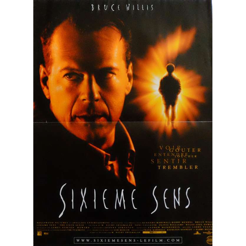 LE SIXIEME SENS Affiche de film 40x60 cm - 1999 - Bruce Willis, M. Night Shyamalan