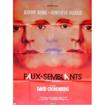 FAUX SEMBLANTS Affiche de film 120x160 cm - 1988 - Jeremy Irons, David Cronenberg FAUX SEMBLANTS Affiche de film 120x160 cm - 1988 - Jeremy Irons, David Cronenberg