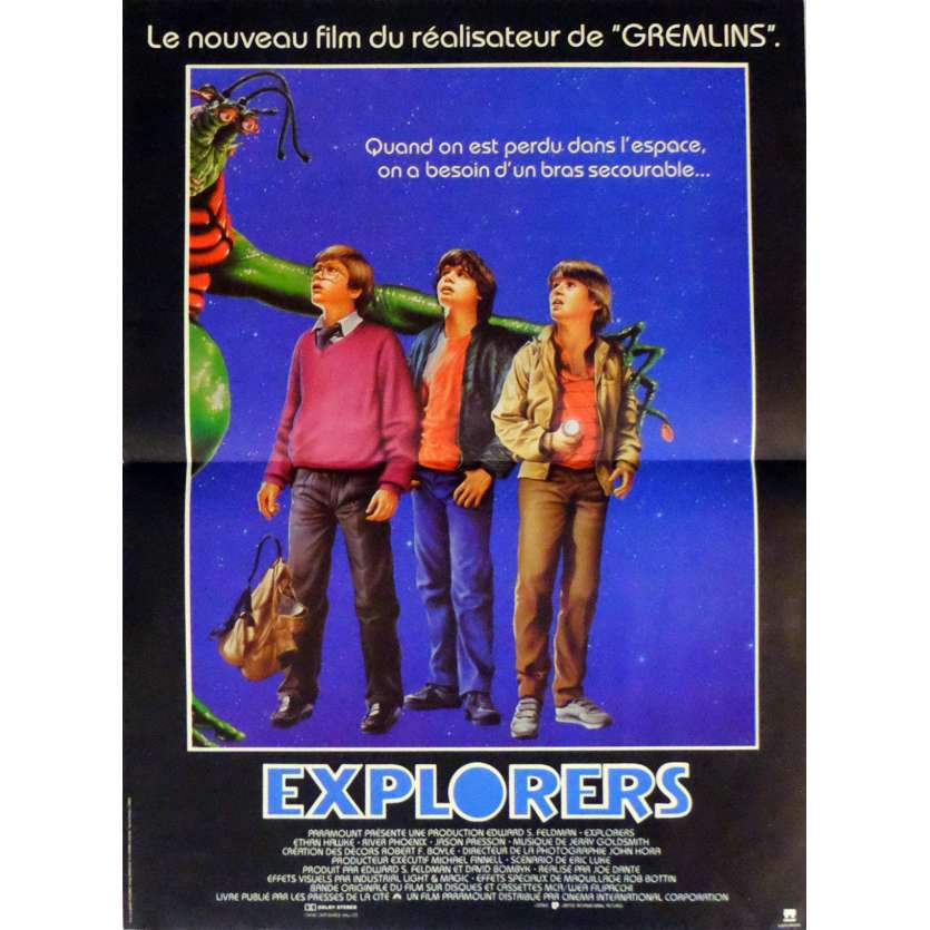 EXPLORERS Movie Poster 15x21 in. French - 1985 - Joe Dante, Ethan Hawke