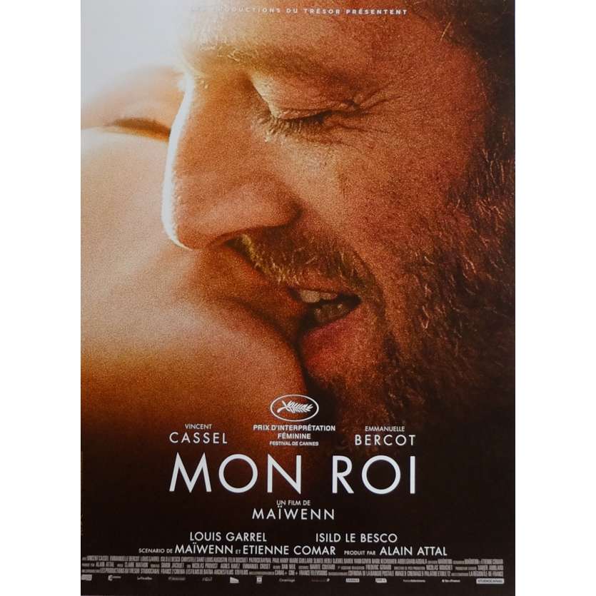 MON ROI Affiche de film 40x60 cm - 2015 - Vincent Cassel, Maïwenn