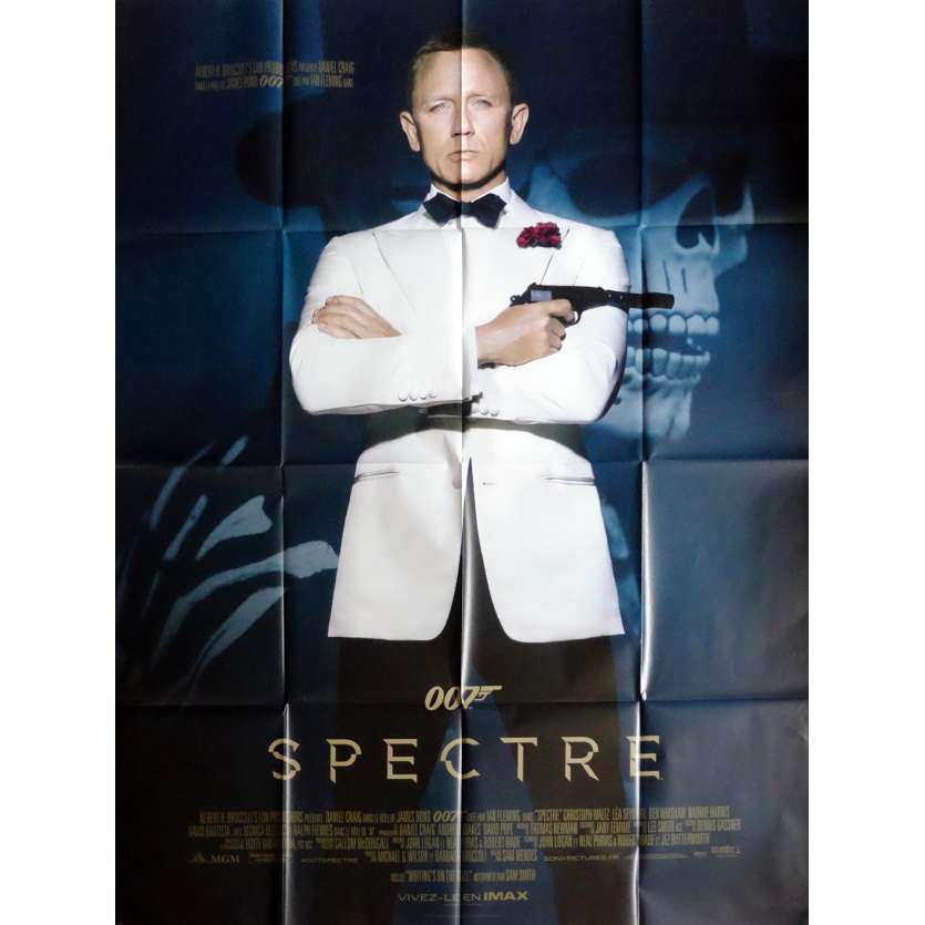 SPECTRE Affiche de film def 120x160 cm - 2015 - Daniel Craig, Sam Mendes