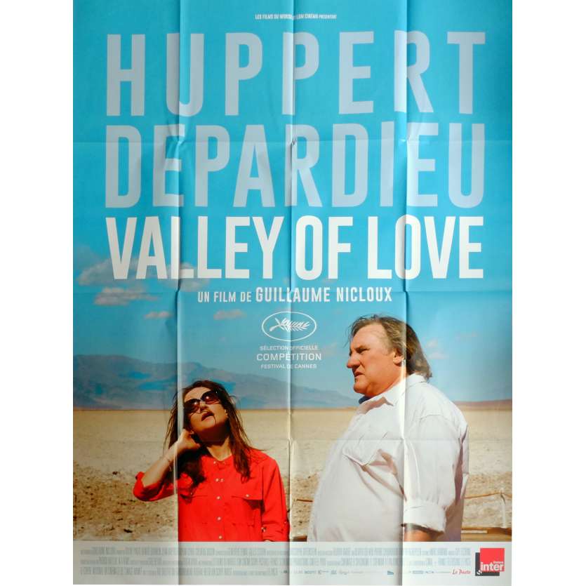 VALLEY OF LOVE Movie Poster 47x63 in. French - 2015 - Guillaume Nicloux, Gérard Depardieu