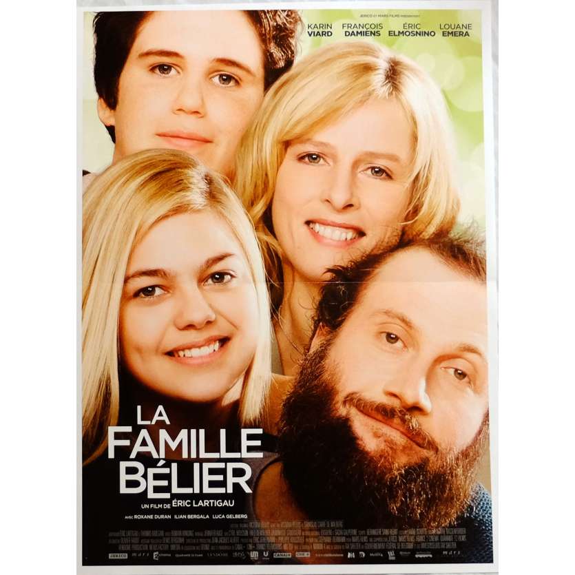 LA FAMILLE BELIER Movie Poster 15x21 in. French - 2014 - Eric Lartigau, Karin Viard
