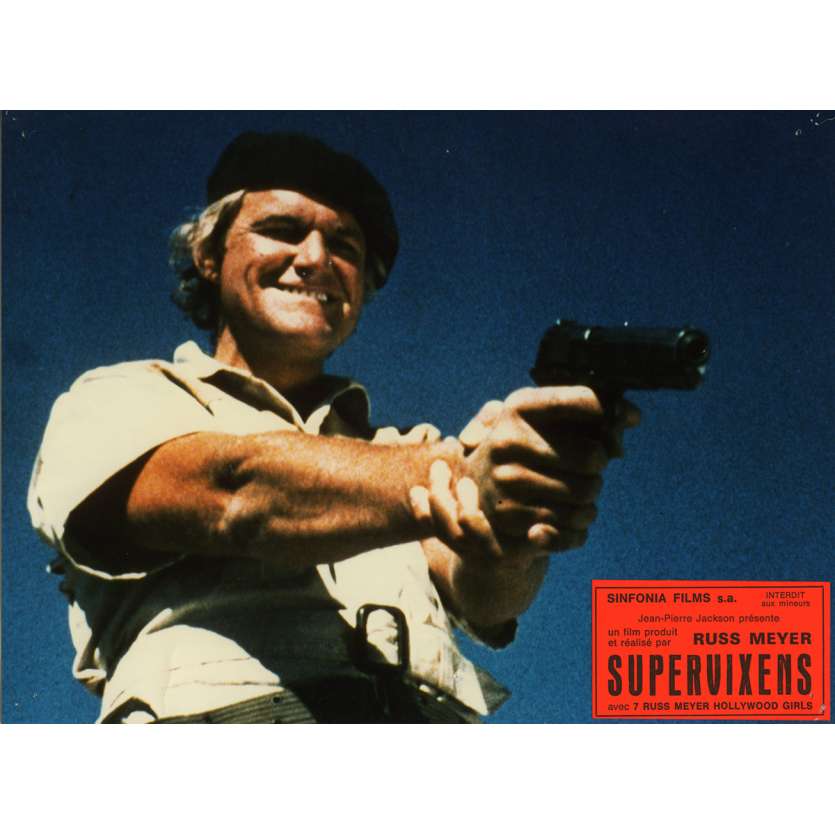 SUPERVIXENS Lobby Cards N2 7x9 in. French - 1975 - Russ Meyer, Charles Napier