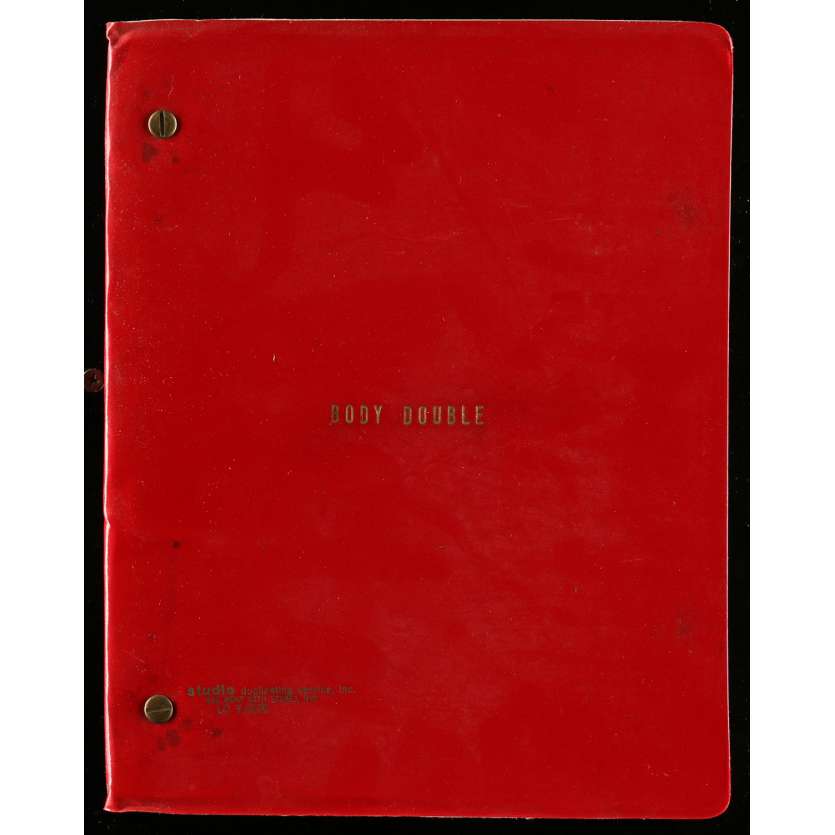 BODY DOUBLE Scénario 21x30 cm - 1984 - Melanie Griffith, Brian de Palma