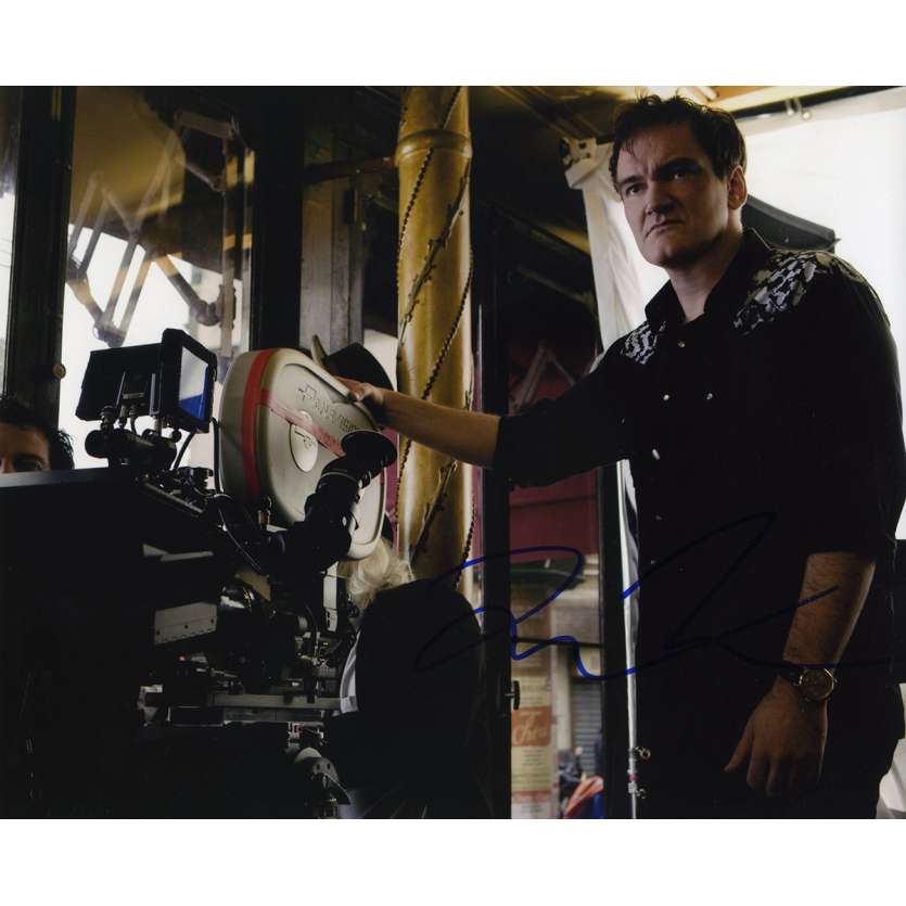QUENTIN TARANTINO Signed Photo  8x10 in. French - 1994 - Quentin Tarantino,