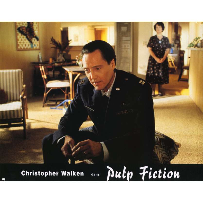 PULP FICTION Lobby Card N6 9x12 in. French - 1994 - Quentin Tarantino, Uma Thurman
