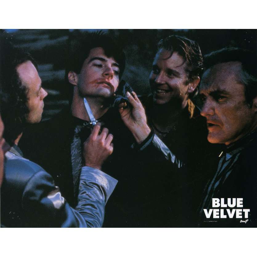 BLUE VELVET Lobby Card N8 9x12 in. French - 1986 - David Lynch, Isabella Rosselini