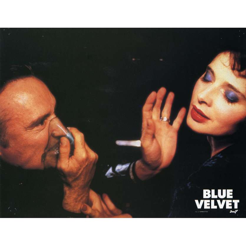 BLUE VELVET Lobby Card N10 9x12 in. French - 1986 - David Lynch, Isabella Rosselini