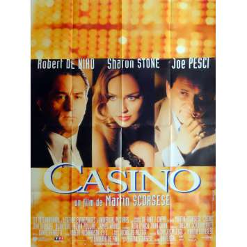 CASINO Affiche de film 120x160 cm - 1995 - Robert de Niro, Martin Scorsese CASINO Affiche de film 120x160 cm - 1995 - Robert de Niro, Martin Scorsese