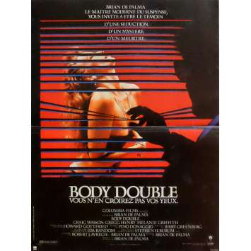 BODY DOUBLE Movie Poster 15x21 in. French - 1984 - Brian de Palma, Melanie Griffith