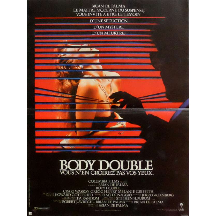 BODY DOUBLE Affiche de film  40x60 cm - 1984 - Melanie Griffith, Brian de Palma