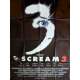 SCREAM 3 Affiche de film 120x160 cm - 2000 - Neve Campbell, Wes Craven