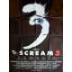 SCREAM 3 Affiche de film  120x160 cm - 2000 - Neve Campbell, Wes Craven