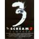 SCREAM 3 Movie Poster 15x21 in. French - 2000 - Wes Craven, Neve Campbell