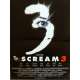 SCREAM 3 Movie Poster  15x21 in. French - 2000 - Wes Craven, Neve Campbell