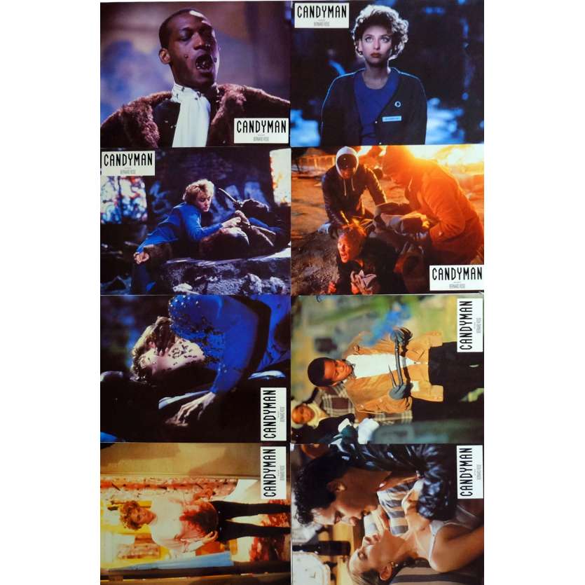 CANDYMAN Lobby Cards x8 9x12 in. French - 1992 - Bernard Rose, Virginia Madsen