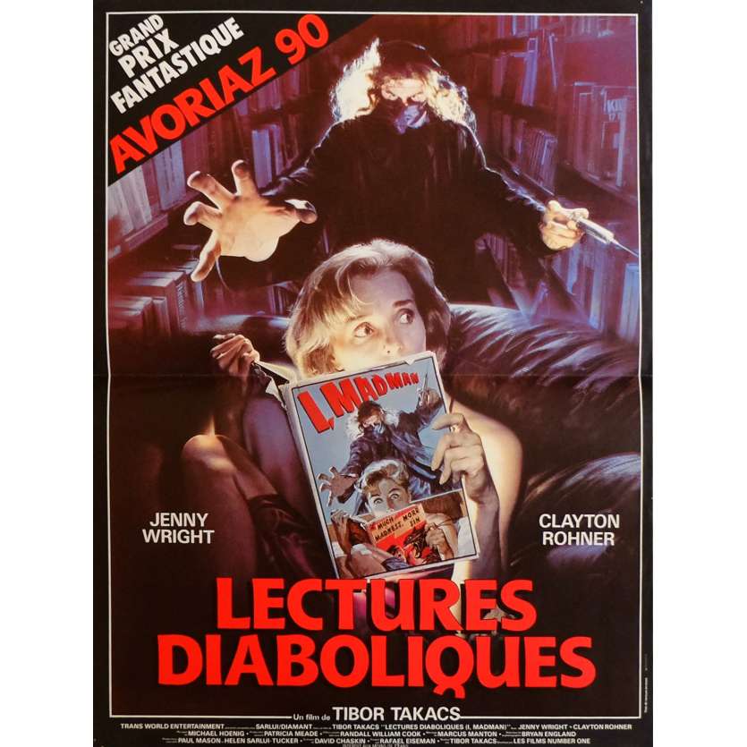 LECTURES DIABOLIQUES Affiche de film 40x60 cm - 1989 - Jenny Wright, Tibor Takacs