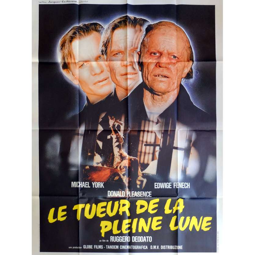 LE TUEUR DE LA PLEINE LUNE Affiche de film 120x160 cm - 1988 - Michael York, Ruggero Deodato